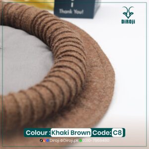 Chitrali Brown Pakol Cap.Code C8