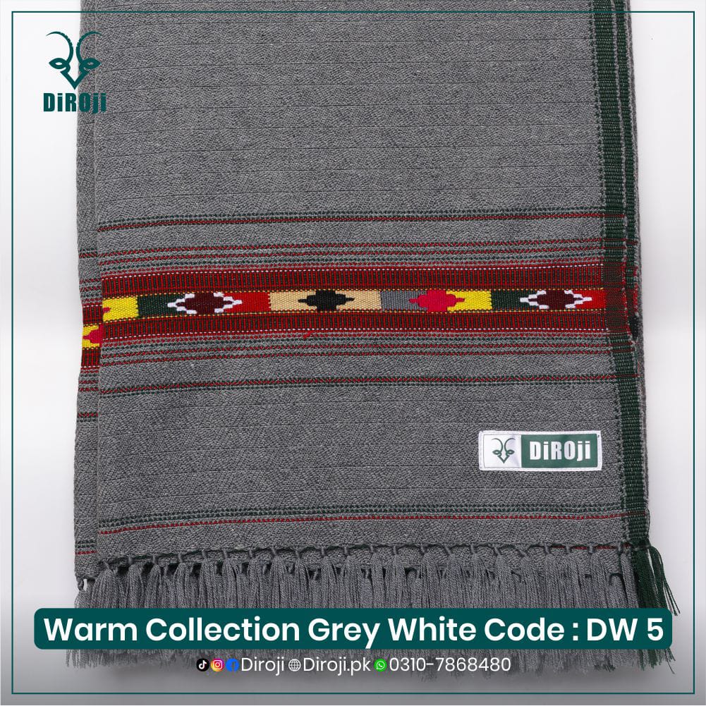 Diroji Warm Collection Handmade Pure Wooolen Men,s Shawls - Image 9