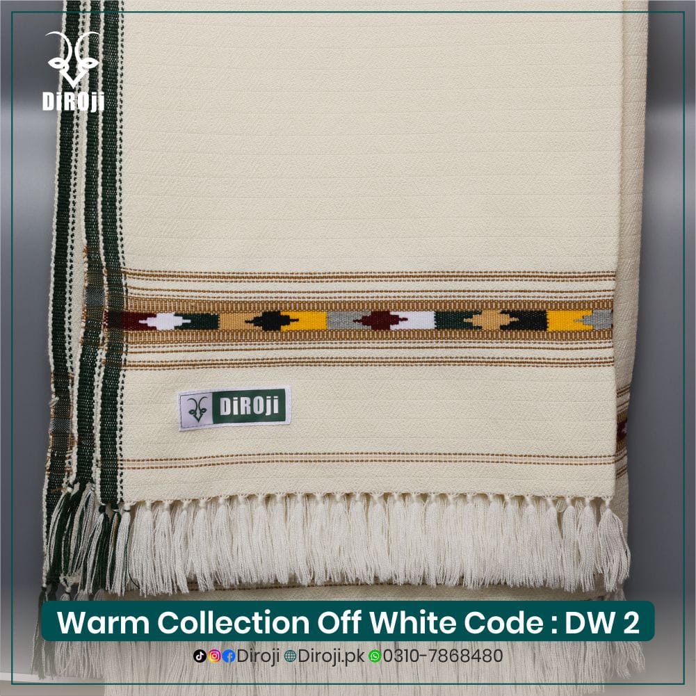 Diroji Warm Collection Handmade Pure Wooolen Men,s Shawls - Image 4