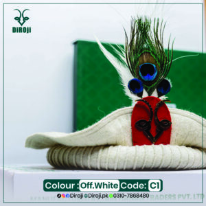 Chitrali Off White Pakol Cap.Code C1