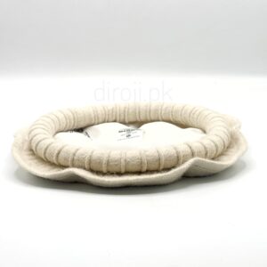 Kunari Off White Pakol Cap.Code K1