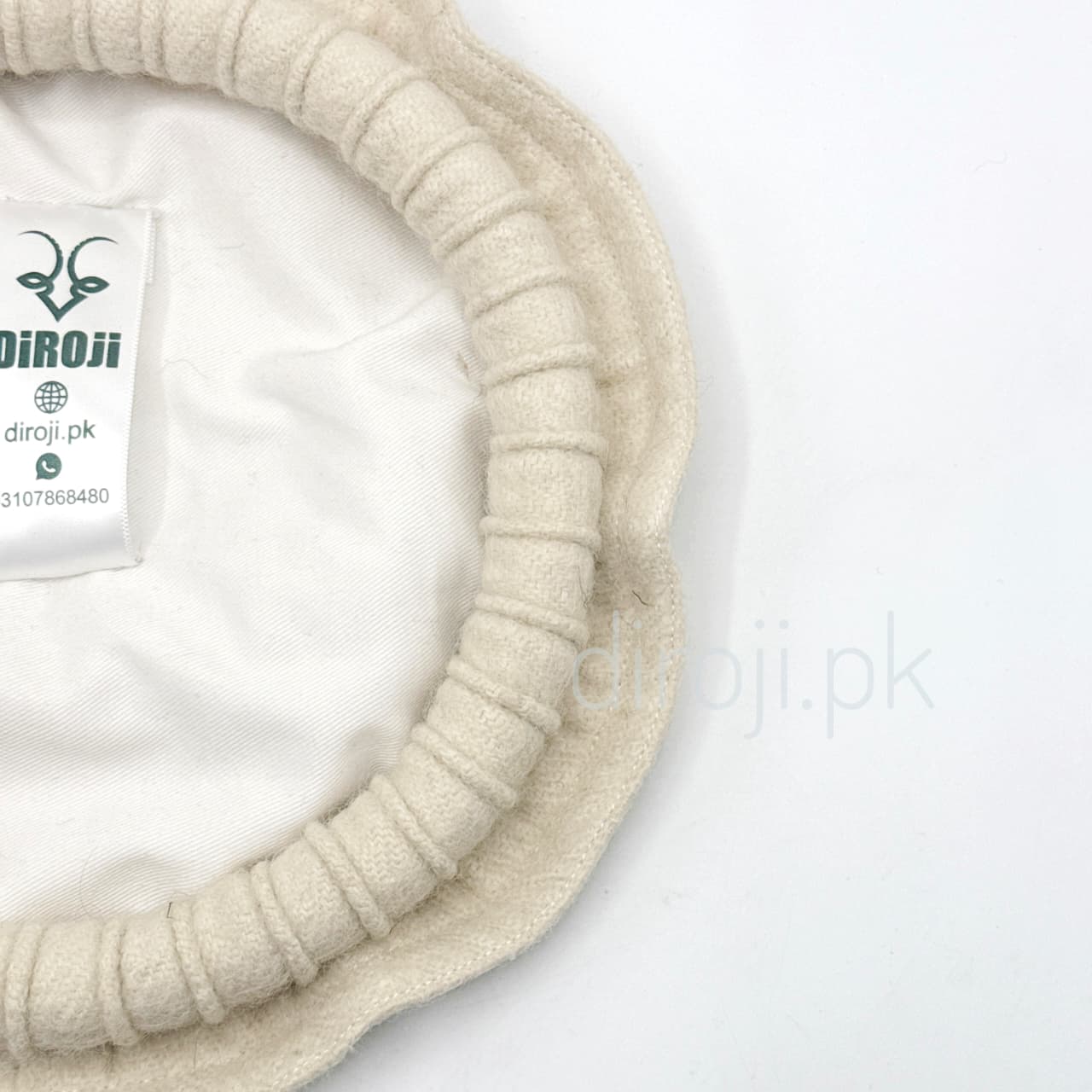 Kunari Off White Pakol Cap.Code K1 - Image 4