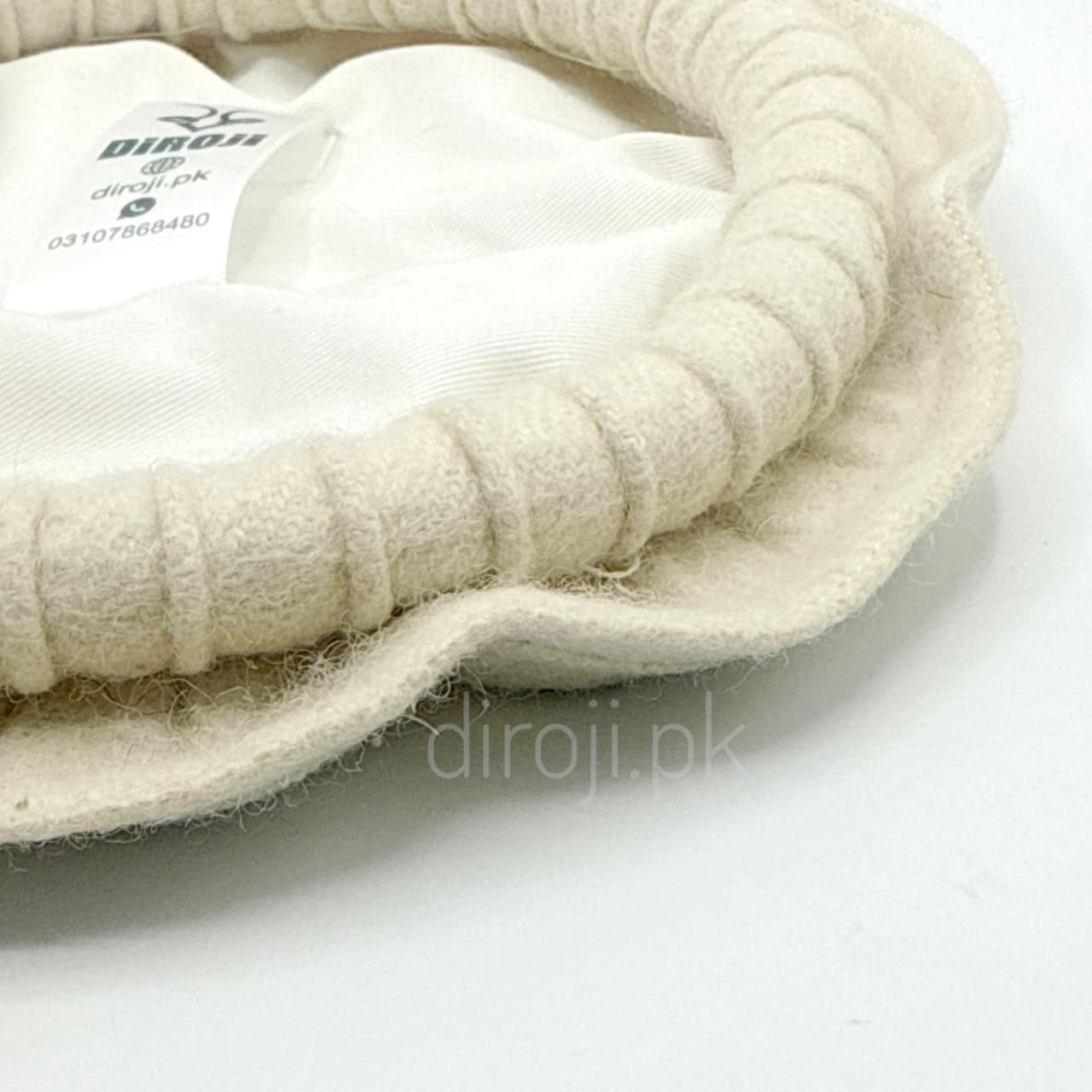 Kunari Off White Pakol Cap.Code K1 - Image 5